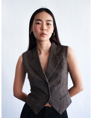 Alberta Ferretti wool vest Paris Déstockage Promo