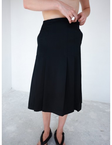 Jil Sander pleated skirt rembourrage situé sous