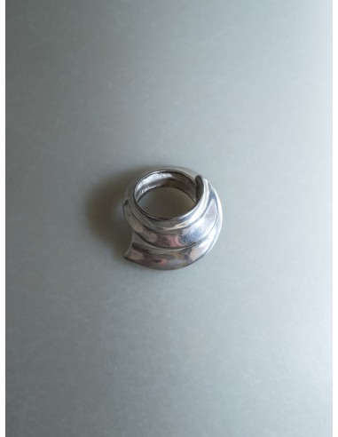 Silver spiral ring / 56 le concept de la Pate a emporter 