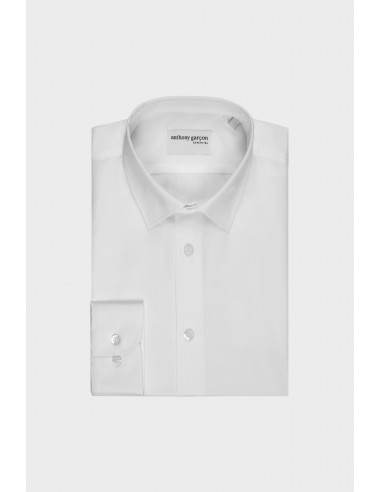 Chemise Regular Twill Blanc col français les ctes