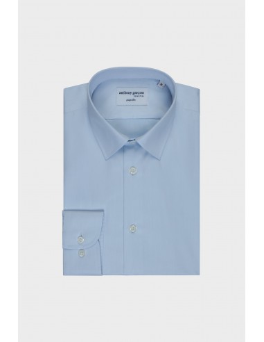 Chemise Slim Twill Bleu col français suggérées chez