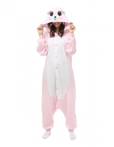 Combinaison Pyjama Souris Rose Le MVP de beaucoup