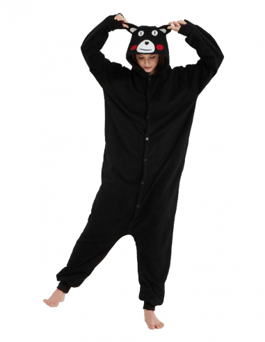 Combinaison Pyjama Ours Noir JUSQU'A -70%! 