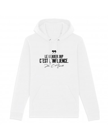 "Le leadership c`est l`influence..." - Sweat à capuche unisexe 50% de réduction en Octobre 2024