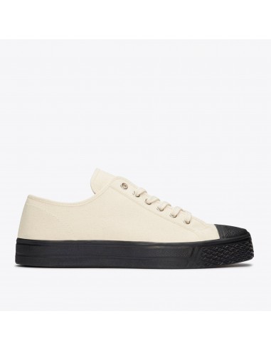 Low Top Vulcanised - White / Black Sole de France