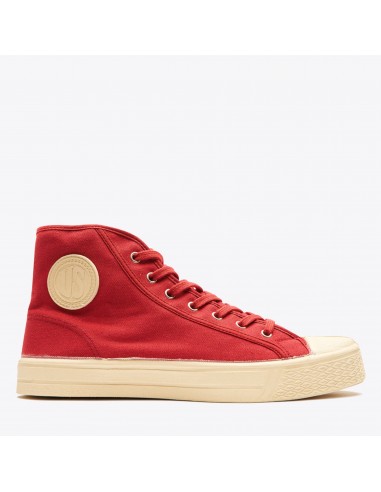 High Top Vulcanised - Red / White Sole store