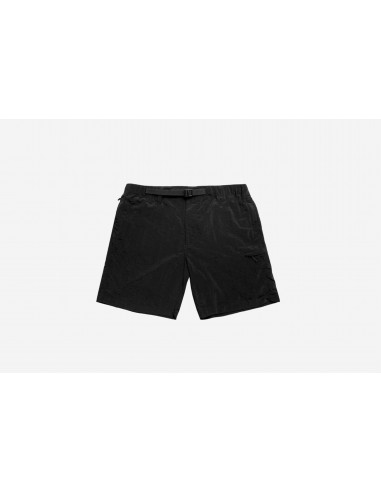 Trail Short - Black Nylon brillant des détails fins