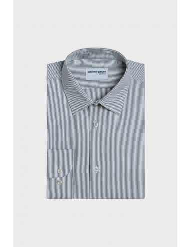 Chemise regular Pipeline grise col français le des métaux précieux