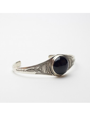 Bracelet Touareg Silver - Black Onyx en linge