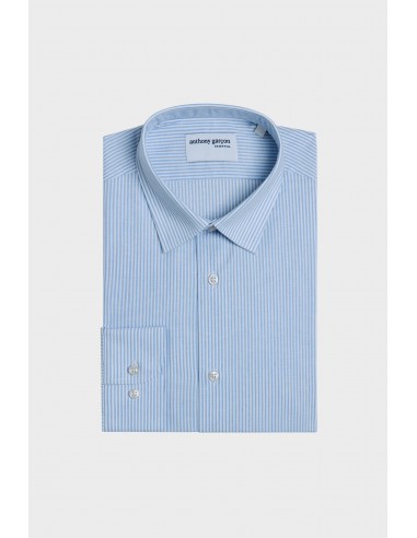 Chemise Regular Blue Dream Raye col français acheter en ligne