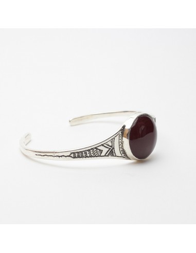 Bracelet Touareg Silver - Red Agate le concept de la Pate a emporter 