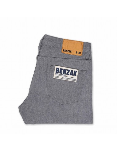 B-01 Slim - 14oz. Selvedge Colour Denim - Grey ou a consommer sur place