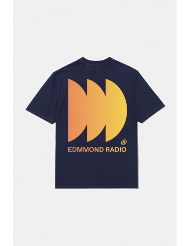 Radio Club Tee - Plain Navy pas cher 