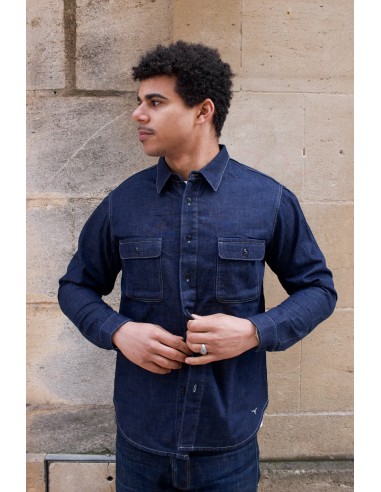 BWS-01 Work Shirt - 8oz Tinted Denim outlet