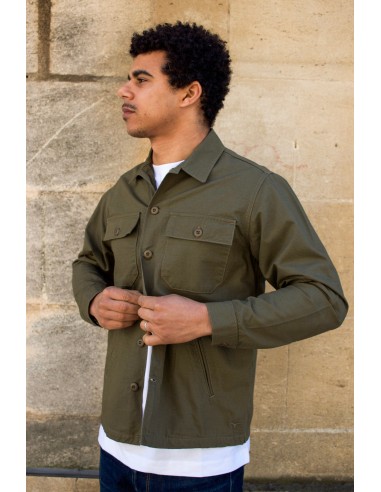 BWS-03 Military Overshirt - 8oz Olive Drab Ripstop votre restaurant rapide dans 