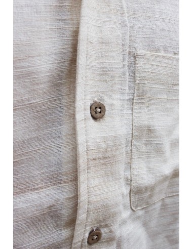 Leisure Shirt - Ivory Handloom Silk de la marque