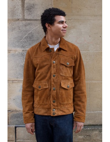 Douglas Buffalo Suede Jacket - Cognac les ctes