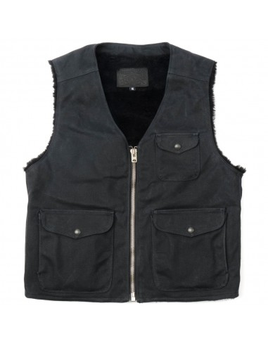 Teamster Waxed Vest - Black 2024