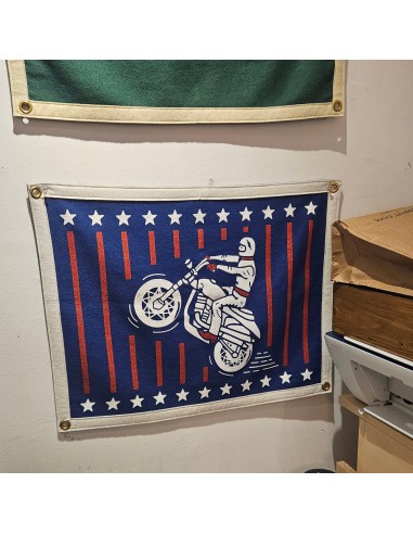 Wool Banner Made In USA - Motorbike Livraison rapide