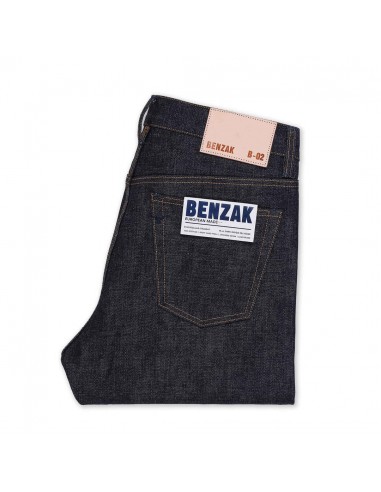 B-02 Straight - 18oz. Dark Indigo Selvedge meilleur choix