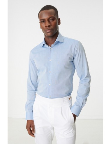 Chemise Slim Massimo bleue En savoir plus