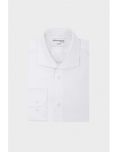 Chemise Slim Damiano blanche l'évolution des habitudes 