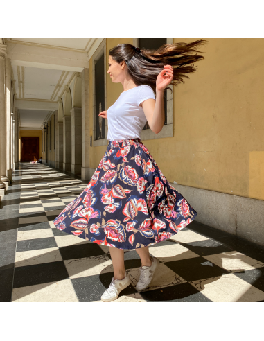 Jupe patineuse midi - Dahlia livraison et retour toujours gratuits